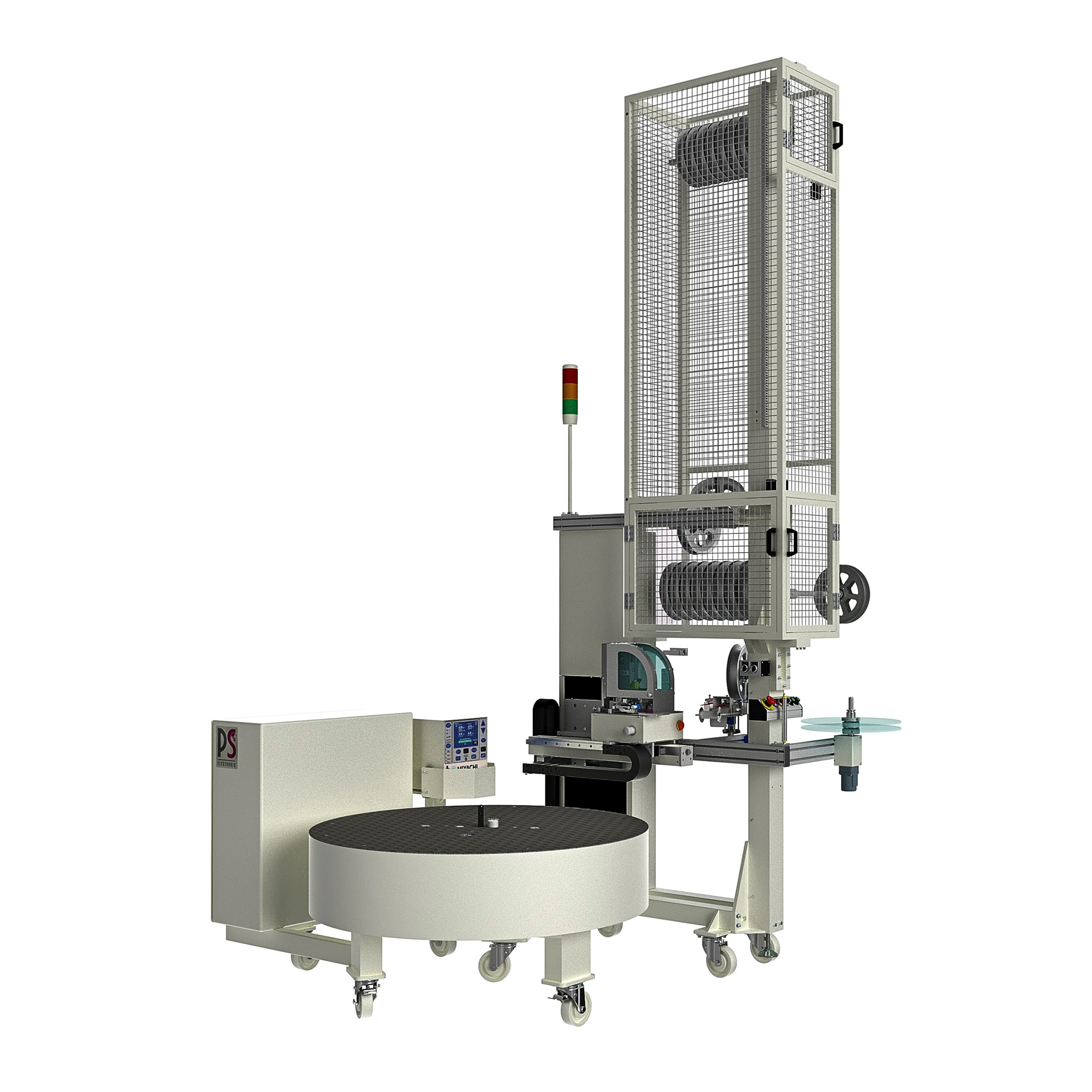 Pallet Decoiler with Accumulator & Strip Welder