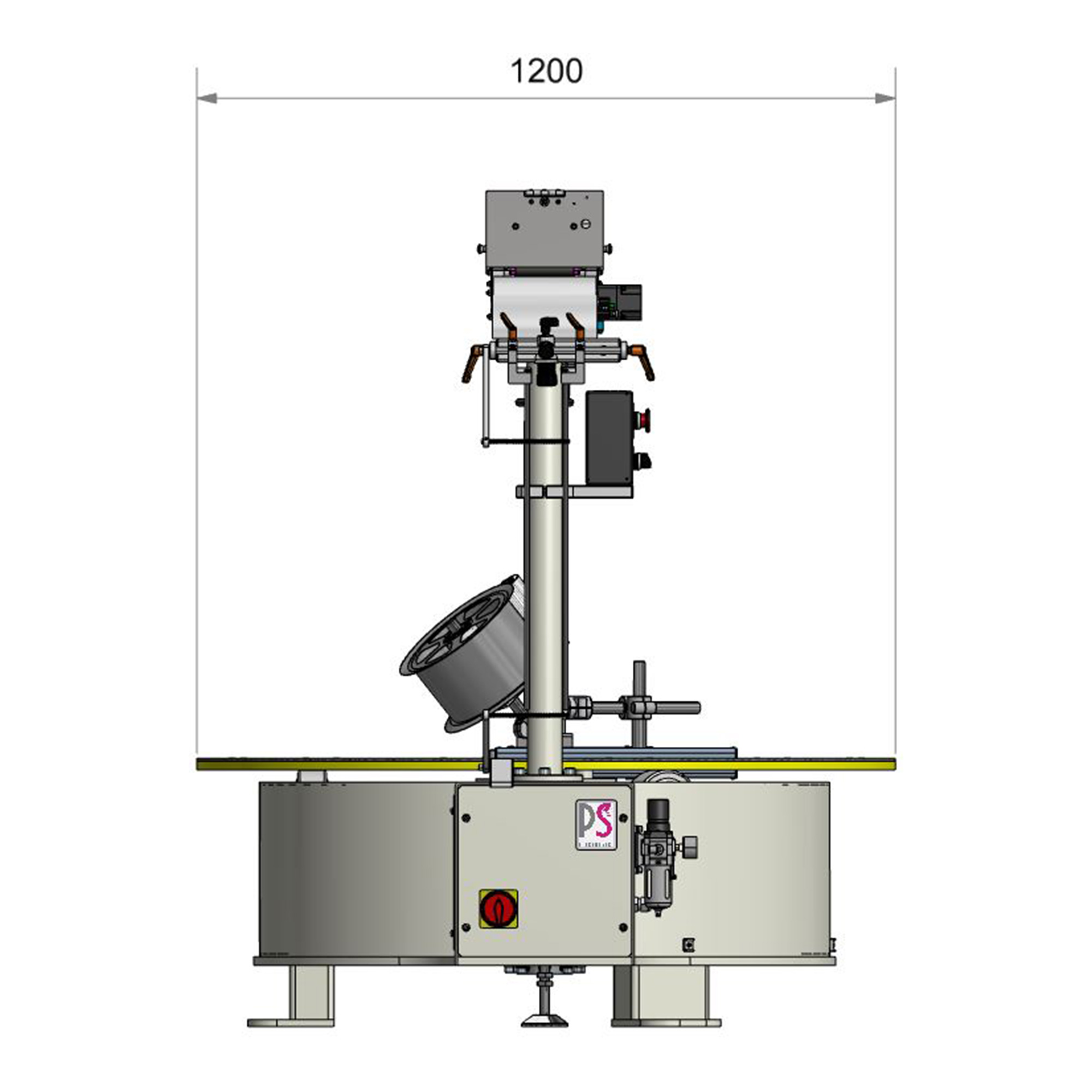 Pallet Decoiler With Strip Puller PD-1211A - Image 2