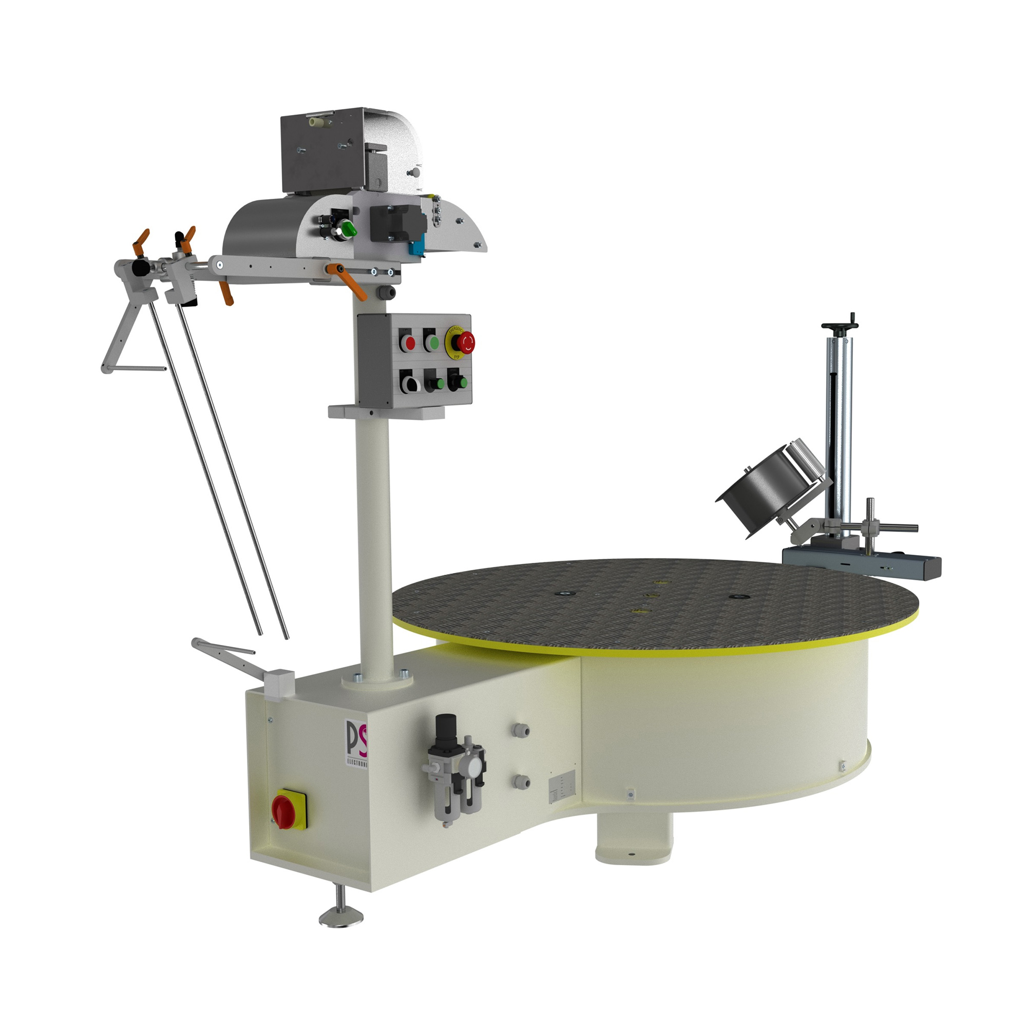 Pallet Decoiler With Strip Puller PD-1211A