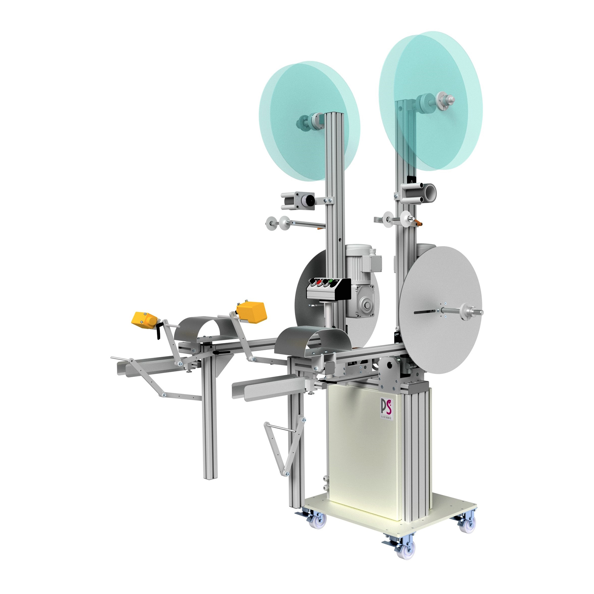 Tiltable Double Reel Decoiler and Winder